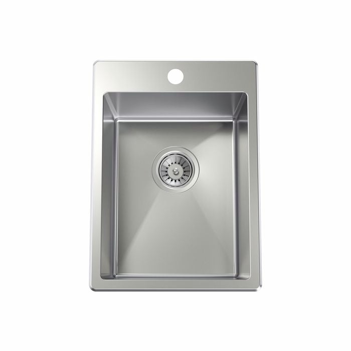 Clark 25L Square Laundry Sink With 1 Tap Hole