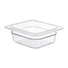 Cambro Gastronorm Food Pan Polycarbonate Clear 1/6 Size 65mm Commercial Kitchen Catering