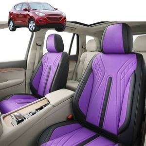 Australian Goose Front Seat Covers for Hyundai iX35 2010 - 2015 (LM) - PU Leather, Purple (2pc)