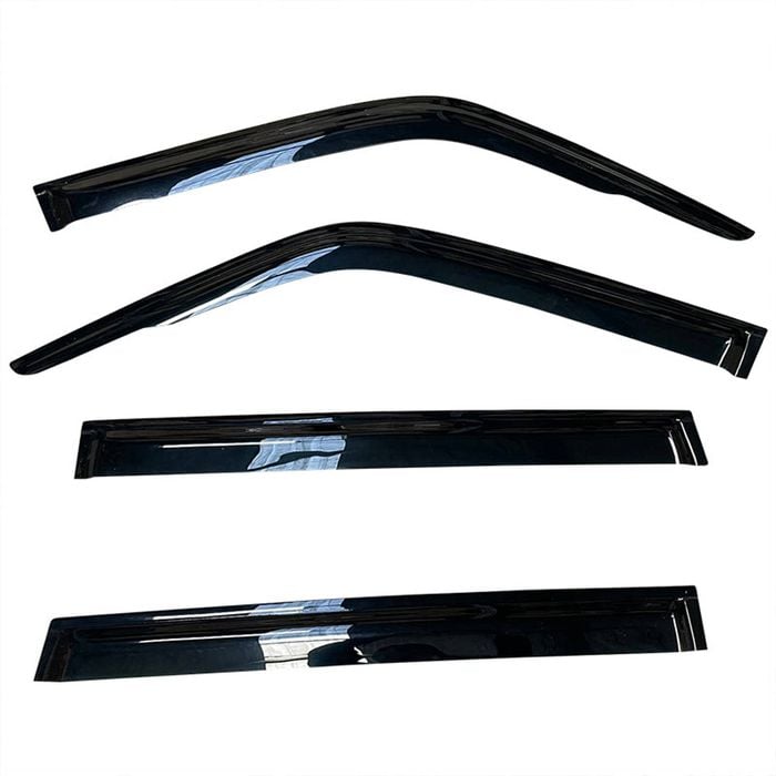 TRADIESCHOICE Luxury Weathershields for Nissan Patrol Y61 GU 98-16 | Stylish Sun Visors for Ultimate Comfort