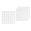 BOOC [6PK] Acoustic Panels Peel & Stick White Wall Panels - 60x60x0.9cm
