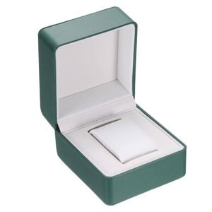 Catzon Watch Box Single Slot Portable Organizer Display Case-green