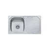 Estilo Single Sink Bowl with Drainer