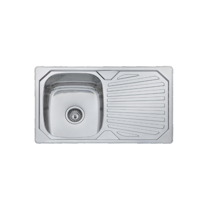 Estilo Single Sink Bowl with Drainer