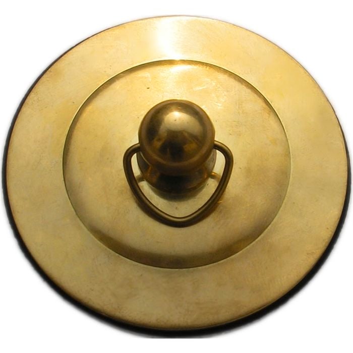 Kinetic 50mm Polished Brass Deluxe Ring Pull Plug