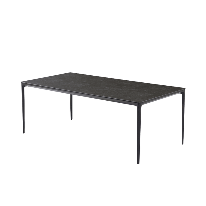 Raimon Furniture Vincenzo Large Rectangular Kitchen Dining Table Ceramic 210cm - Grey Stone