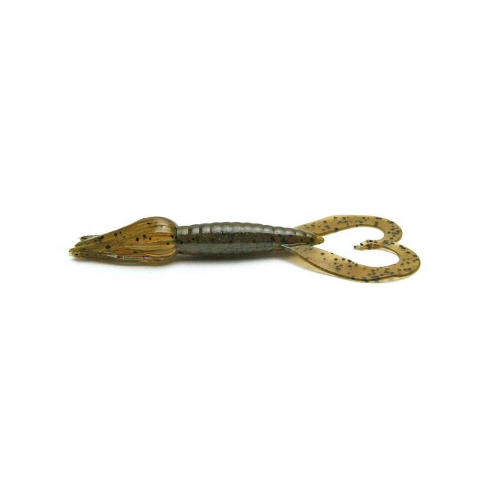 Keitech Little Spider 2" Scented Soft Plastic Fishing Lure 101S Green Pumpkin Pepper