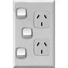 HPM Excel Double Powerpoint Extra Switch Vertical White