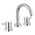 Mondella WELS 4 Star 7.5L/min Chrome Resonance 1/4 Turn Pin Lever Basin Set