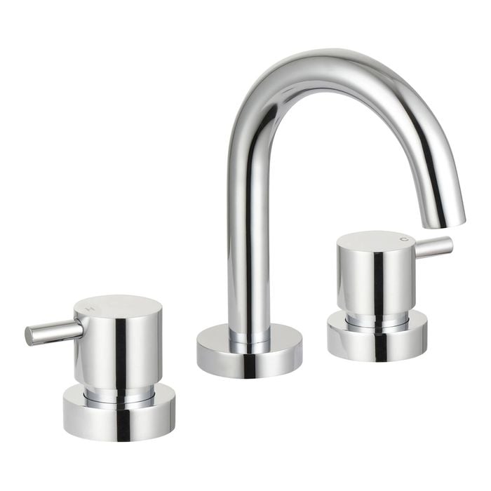 Mondella Resonance Chrome 1/4 Turn Pin Lever Basin Set