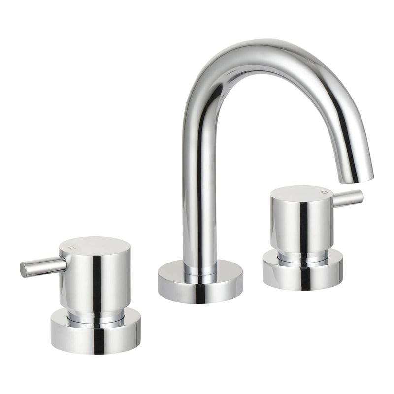 WELS 4 Star 7.5L/min Chrome Resonance 1/4 Turn Pin Lever Basin Set