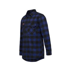 Hard Yakka Red Check Flannel Long Sleeve Shirt - Size M
