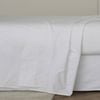 Bedding Co. Flat Sheet 1200TC Egyptian Cotton White Stripe Super King