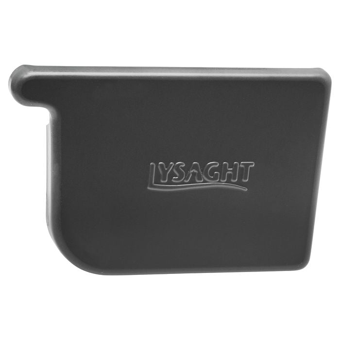 COLORBOND 115mm RH Quad Gutter Stop End - Woodland Grey