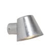 CLA Lighting Skopa Exterior Glass Diffuser Flat Top Cone Surface Mounted Wall Light IP44 Galvanized Steel