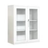 Lauft Steel Storage Shelf Display Cabinet Cupboard Bookshelf Case Organizer