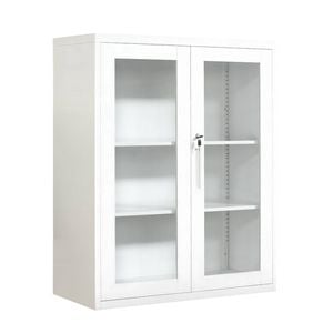 Lauft Steel Storage Shelf Display Cabinet Cupboard Bookshelf Case Organizer