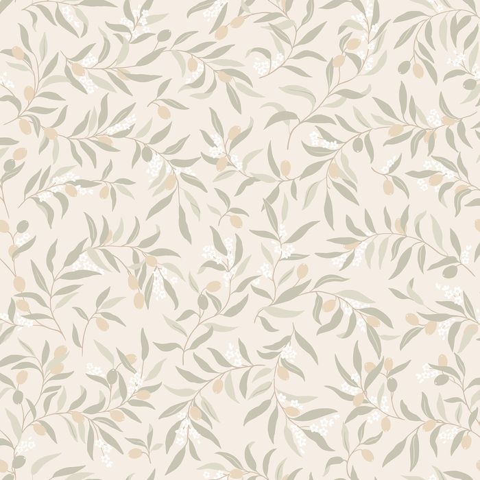 Wallpaper Trader Olivia Wallpaper Roll 10.05m x 53cm, Green