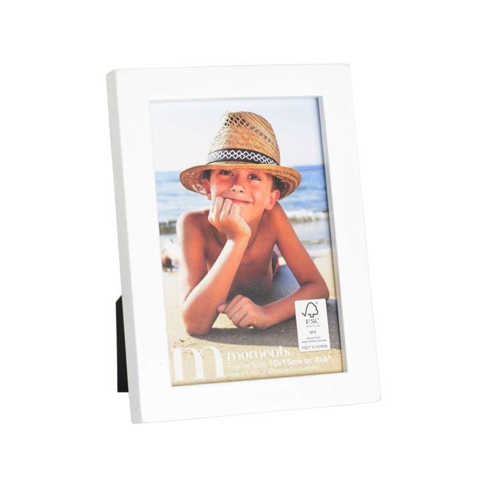 Home+wares 4x6" White Moments Photo Frame - Pack Of 4