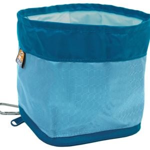Kurgo Zippy Travel Dog Bowl - Coastal Blue