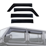 AUSGO Wide-Profile Weather Shields for Jeep Wrangler JL Series 2018-Onwards Weathershields Window Visors Wind Deflectors