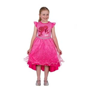 Barbie Sparkle Deluxe Costume Party Halloween Dress Up Outfit Kids Size 6-8y