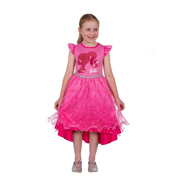 Barbie Sparkle Deluxe Costume Party Halloween Dress Up Outfit Kids Size 6-8y