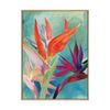 Artey | Vivid Birds of Paradise I - Framed Canvas - Natural Frame - 45 x 60cm
