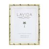 LVD Luxe 6x8 Gold Bamboo Iron/ Glass Photo Frame Home Decor 20x15x1.5cm