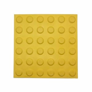 Brutus Yellow Stud Tactile Ground Surface Indicator Mats - 3 Pack