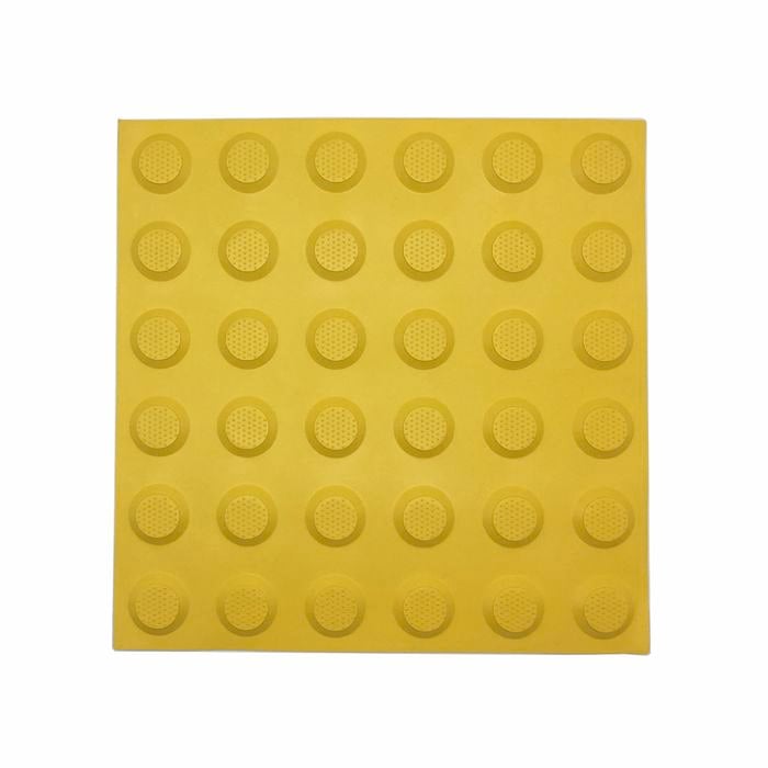 Brutus Yellow Stud Tactile Ground Surface Indicator Mats - 3 Pack