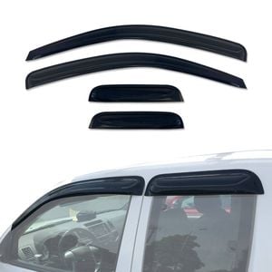 AUSGO Luxury Weather Shields for Toyota Hilux Extra Cab 2005-2015 Weathershields Window Visors Wind Deflectors