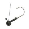 Vike 1/8 Oz Weedless Round Tungsten Jig Head, Size 1/0 Hook, 3 Pack