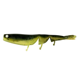 Daiwa BaitJunkie 2.35" Prawn Soft Plastic Fishing Lure Olive Oil UV