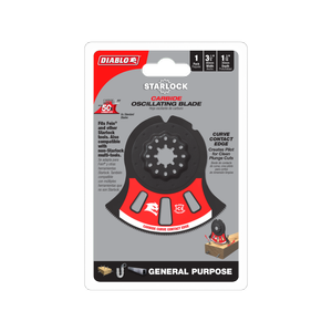 Diablo 80mm Starlock Carbide Multi-Tool Blade For General Purpose