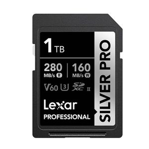 Lexar Professional Silver Pro Series SDXC UHS-II SD Card - 1TB
