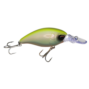Profishent Chainsaw 80mm Mid Run Crankbait Hard Body Fishing Lure Chartreuse Pearl White Orange