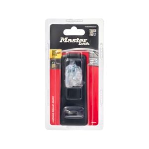 Master Lock 110mm Black Hasp And Staple