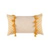 Accessorize Bedroom Collection 30cm x 50cm Gold Eleni Filled Cushion