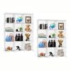 SOGA 2 Pack 12 Cube Storage Organisers White Modular Wire