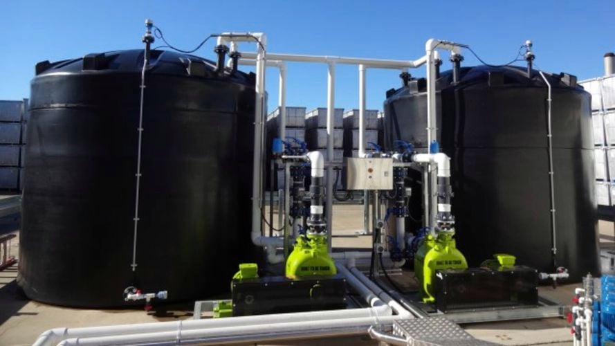 Complex industrial tank application
