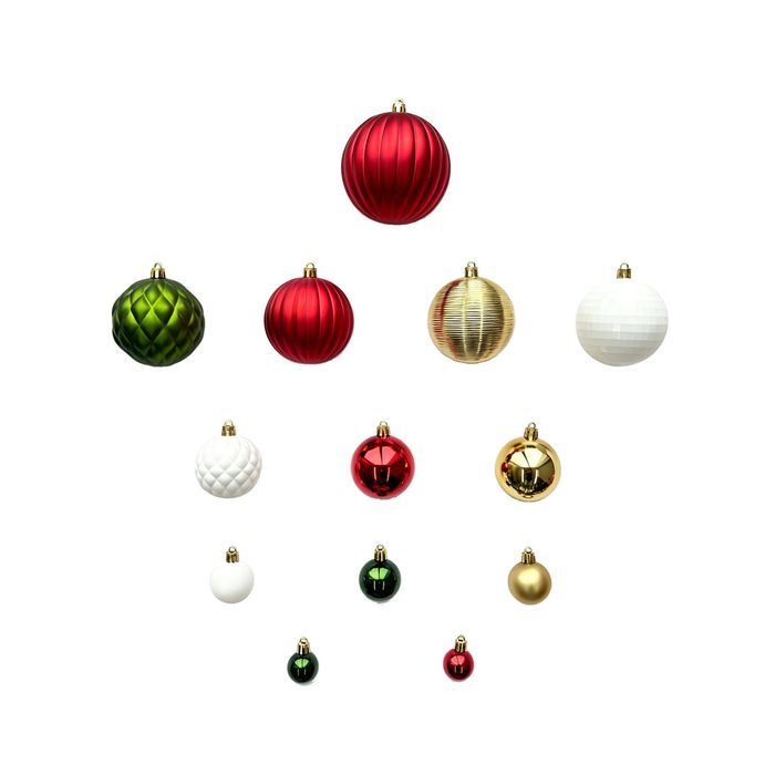 Mirabella 94 Piece Christmas Bauble Traditional Pack