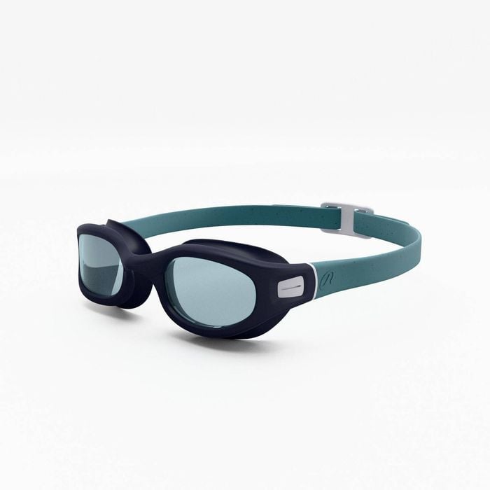 Decathlon | Swimming goggles Size L Soft green tinted turquoise - EU L | Blue | 8926986