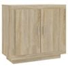 vidaXL Sideboard Sonoma Oak Storage Side Cabinet Furniture