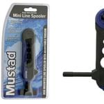 Mustad Rod Mounted Mini Fishing Line Spooler with Adjustable Tension Knob