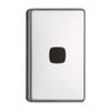 HPM Excel 1 Gang Coverplate - Matt Silver