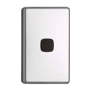 HPM Excel 1 Gang Coverplate - Matt Silver