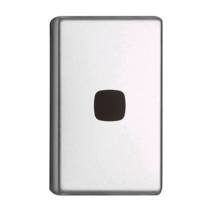 HPM Excel 1 Gang Coverplate - Matt Silver