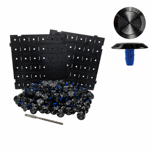 Duratac Black Stainless Steel Tactile Individual Kit - 290 Tactiles Included