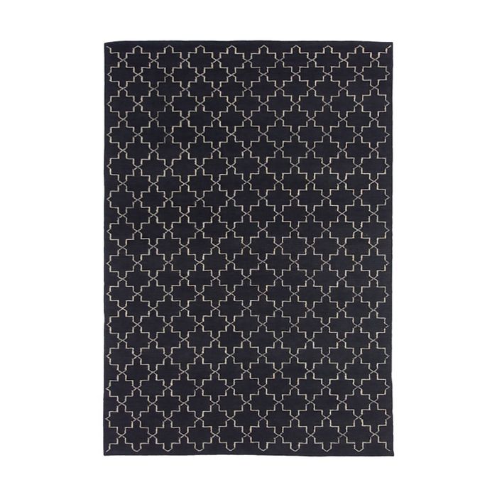 Colorscope moroc fl contemporary indoor rug moroccan tile wool black 250x350cm
